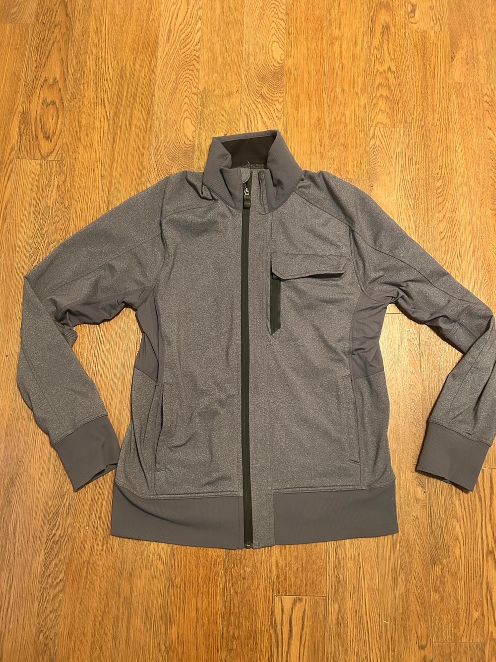 Lululemon Men's Gray Full-Zip Performance Jacket large